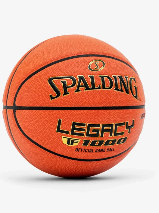 Spalding TF-1000 Legacy Indoor Game Basketball, Orange, Intermediate Size 6, 28.5 inches