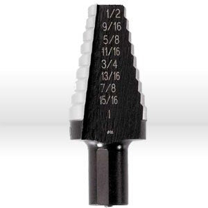 Drill Bit Set, 20 8 Hole Sizes (9/16"-1"), 1/16" Increments - Hole Enlarging