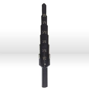 Drill Bit Set, 26 Hole Sizes (3/16"-1/2"), 1/16" Increments