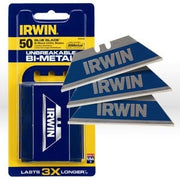 Utility Knife Blades, Bi-Metal Blue Blade 50 pack