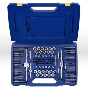 Combo Kit, 76 Pc. Machine Screw/Fractional/Metric Tap & Hex Die Super Set