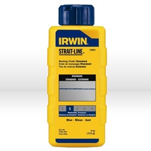64801 Irwin Strait-Line Marking Chalk,4 oz standard,Standard marking chalk