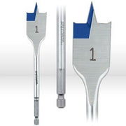 Wood Boring Bit, 1" x 6"  SPEEDBOR BLUE GROOVE Drill Bit