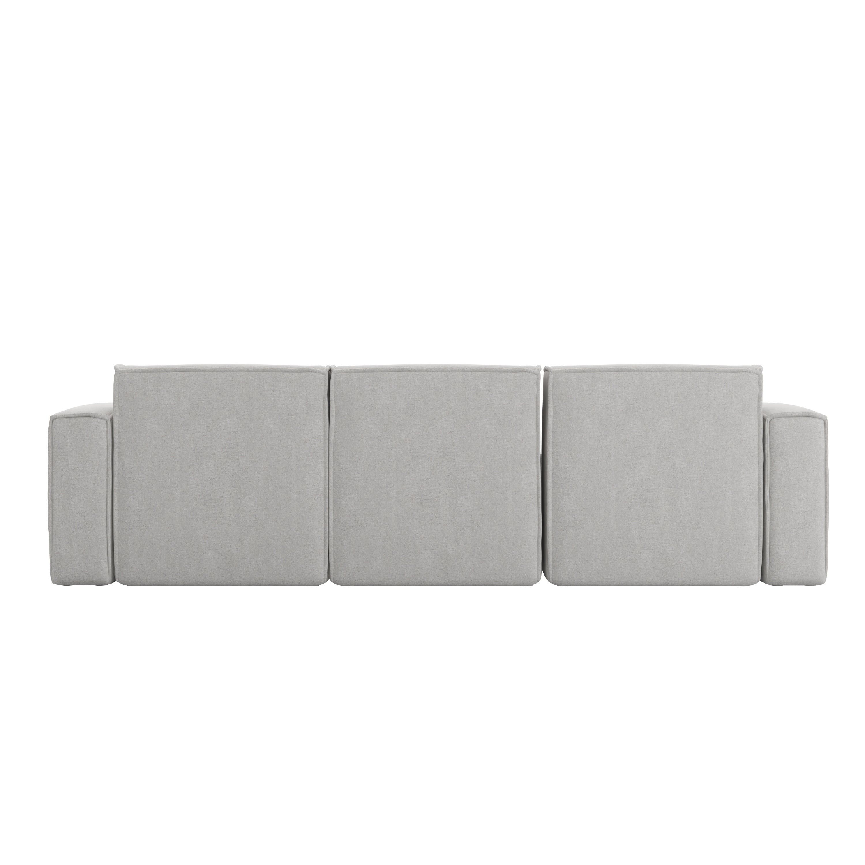 Bridgetown Luxury Modular 4 Piece Sectional Sofa, Cream