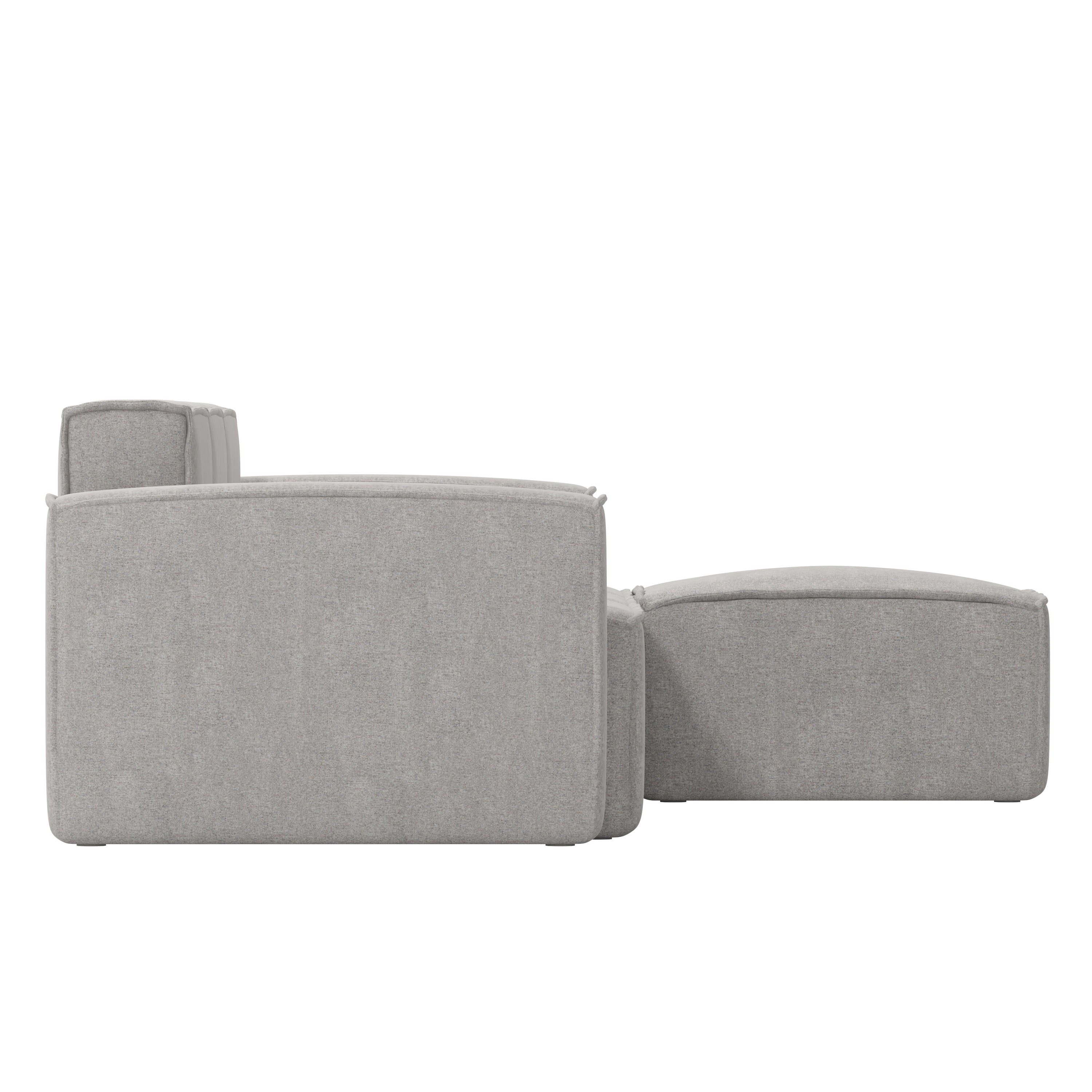 Bridgetown Luxury Modular 4 Piece Sectional Sofa, Gray