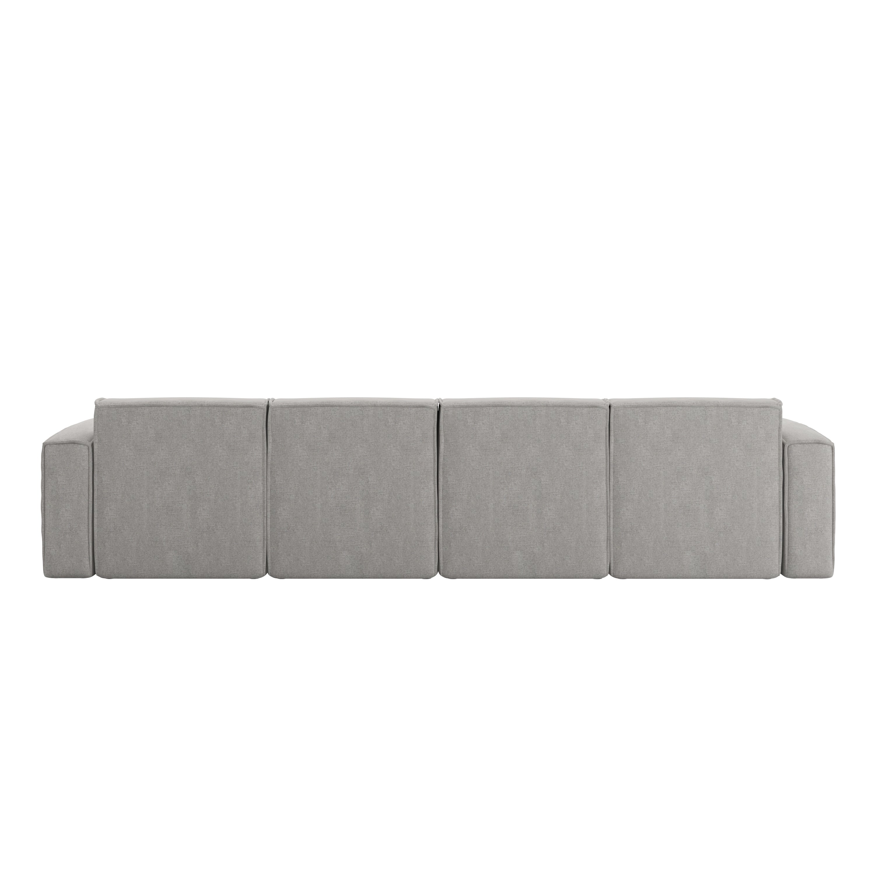 Bridgetown Luxury Modular 5 Piece Sectional Sofa, Gray