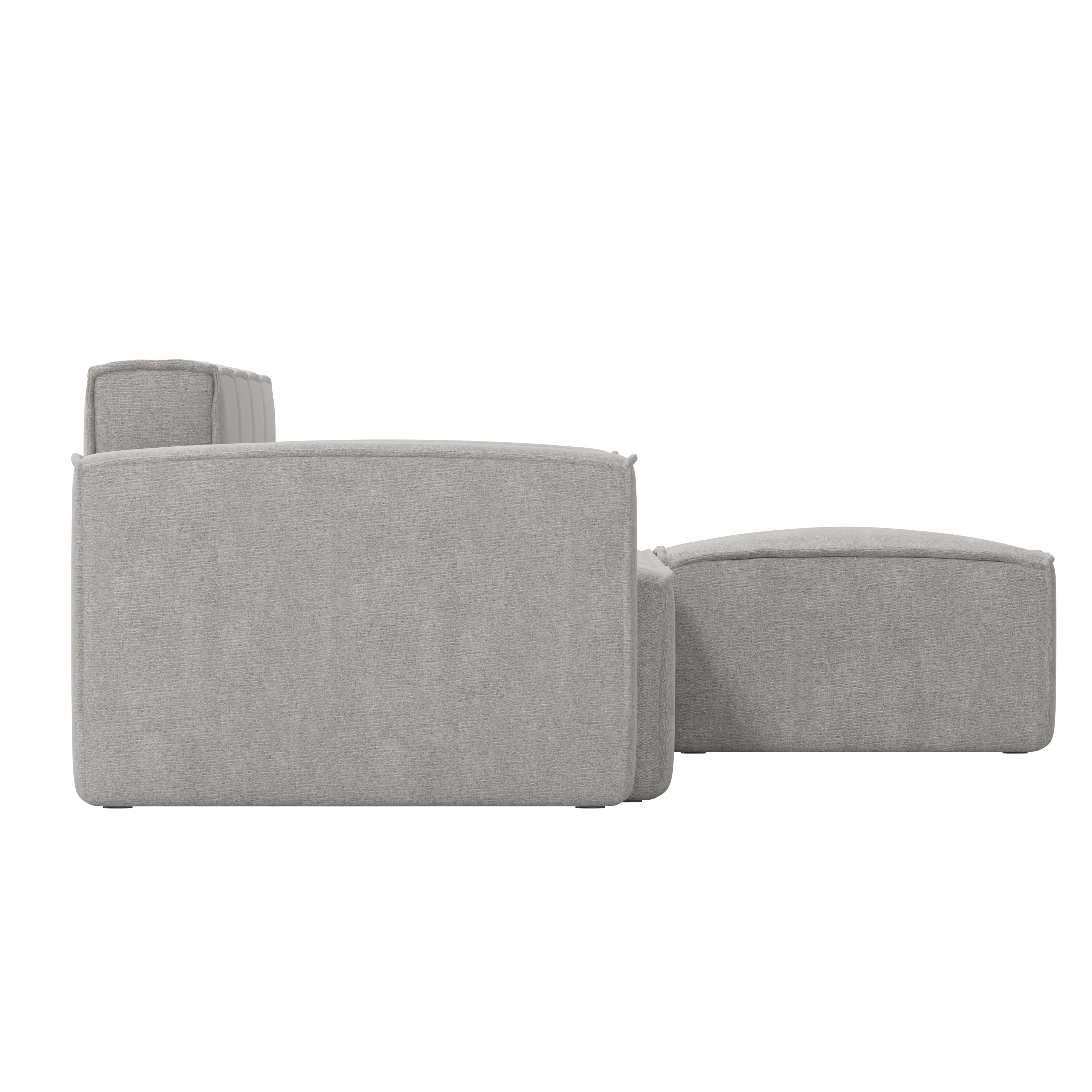 Bridgetown Luxury Modular 5 Piece Sectional Sofa, Gray