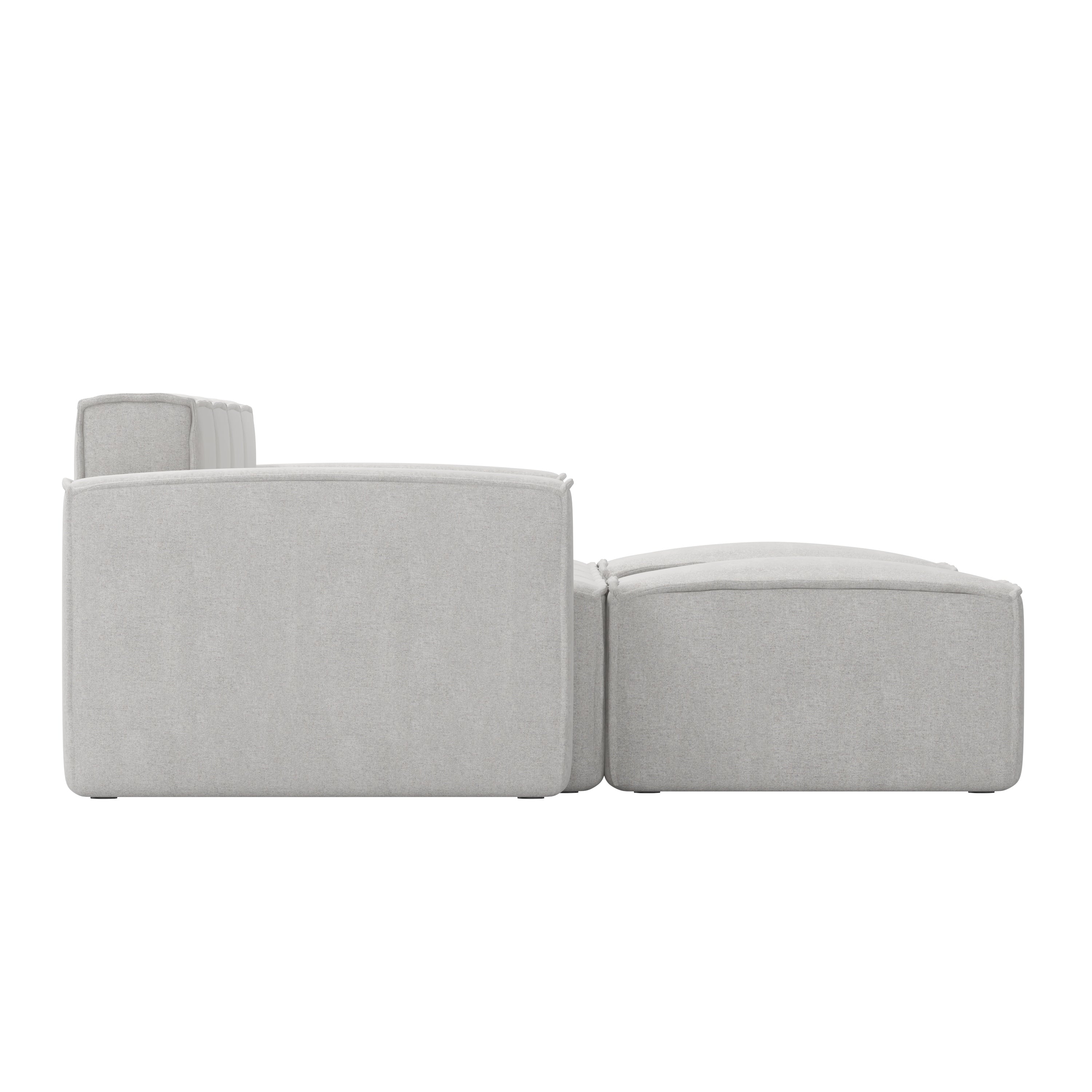 Bridgetown Luxury Modular 6 Piece Sectional Sofa, Cream