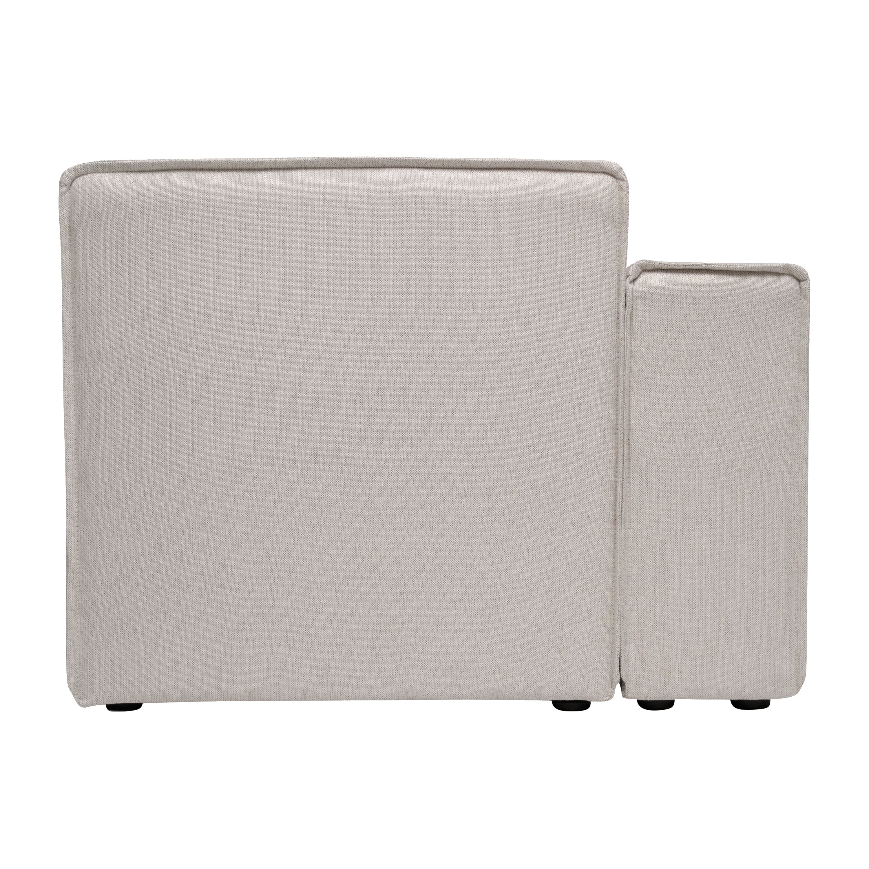 Bridgetown Luxury Modular Sectional Sofa Left Side with Arm Rest, Cream