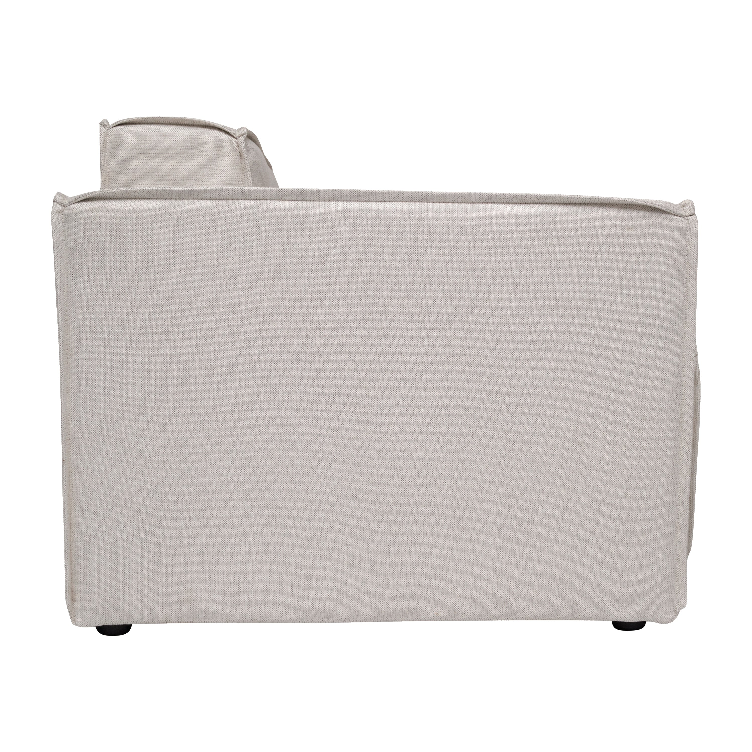 Bridgetown Luxury Modular Sectional Sofa Left Side with Arm Rest, Cream
