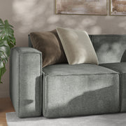 Bridgetown Luxury Modular Sectional Sofa Left Side with Arm Rest, Dark Gray