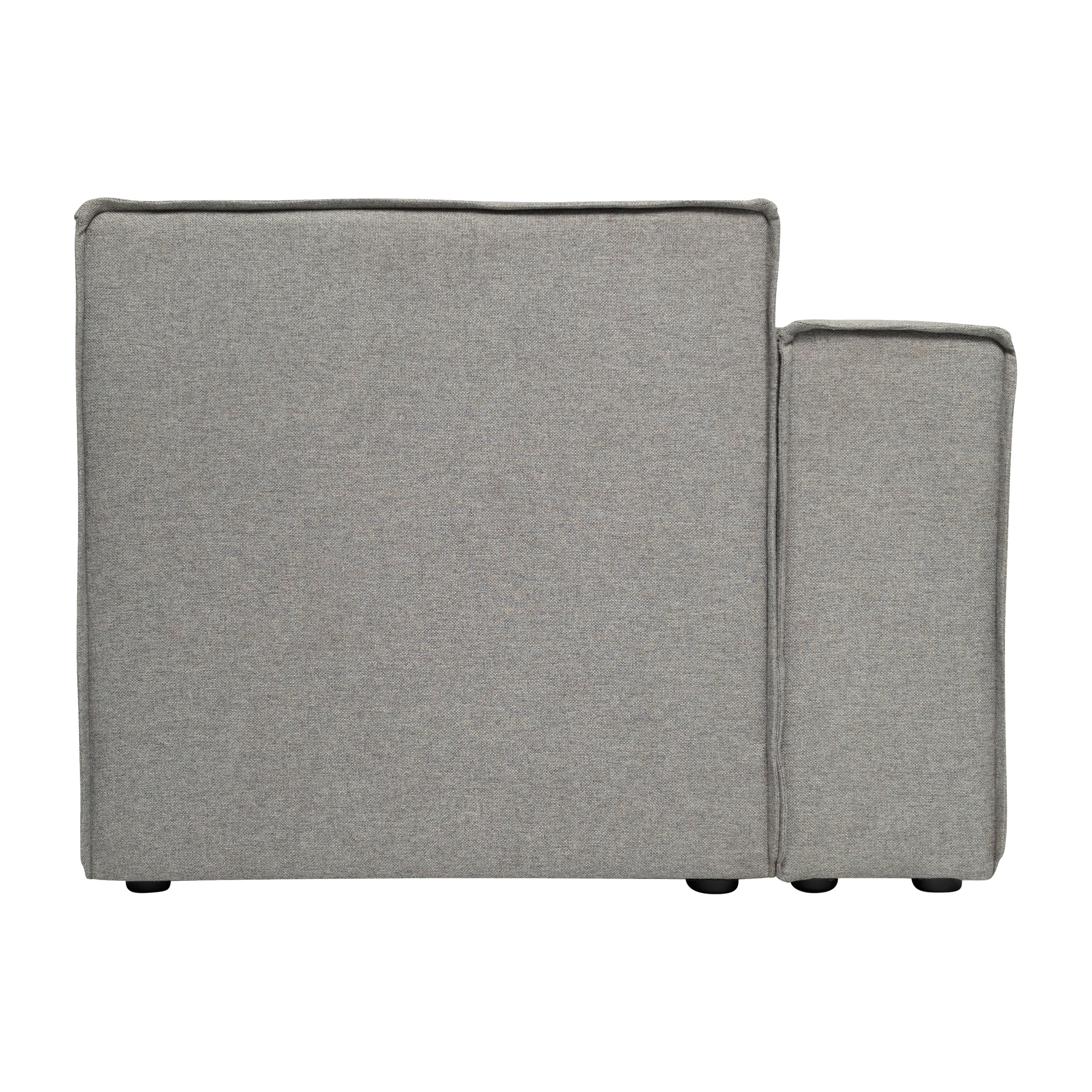 Bridgetown Luxury Modular Sectional Sofa Left Side with Arm Rest, Gray