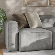 Bridgetown Luxury Modular Sectional Sofa Left Side with Arm Rest, Gray