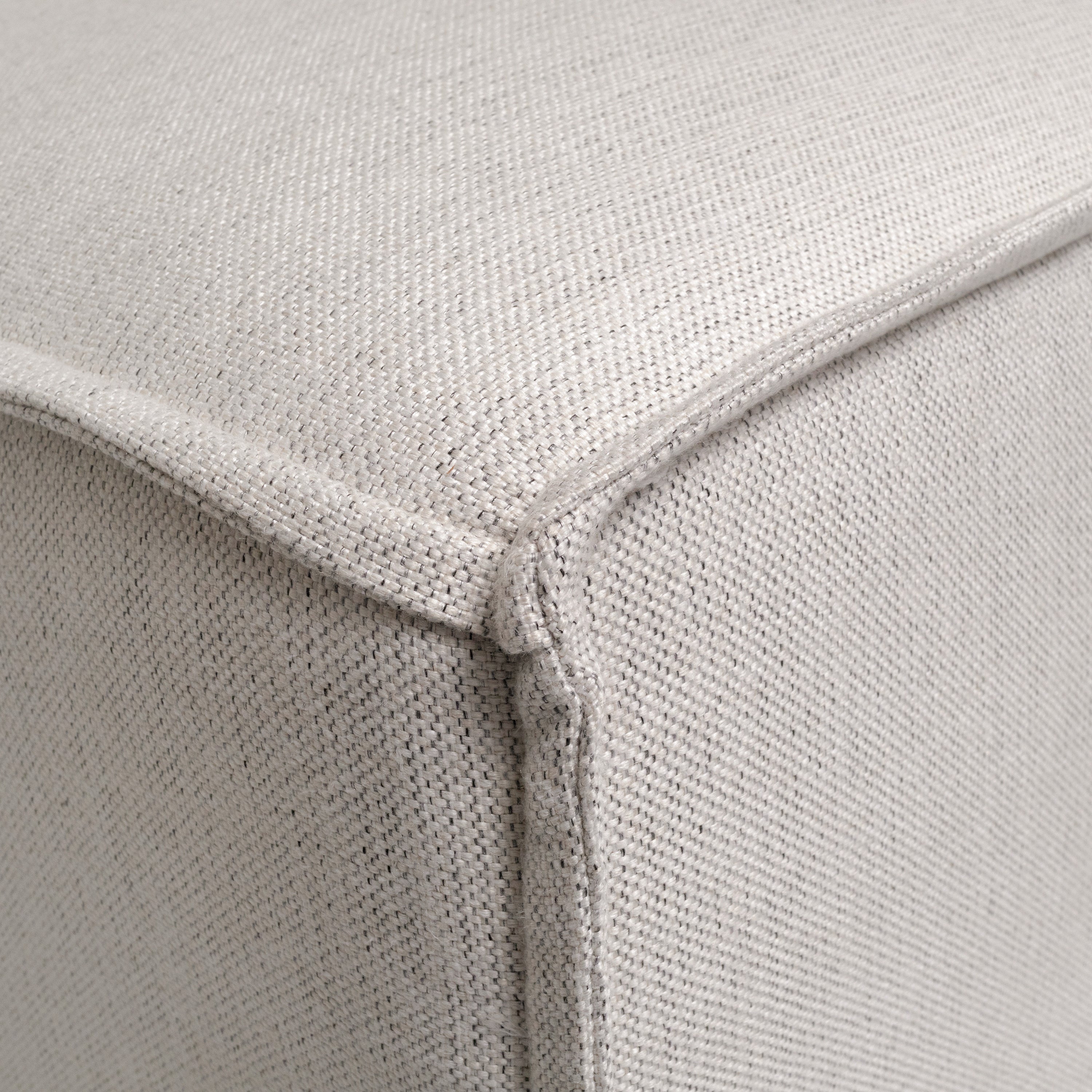 Bridgetown Luxury Modular Sectional Sofa Armless Center Seat, Cream