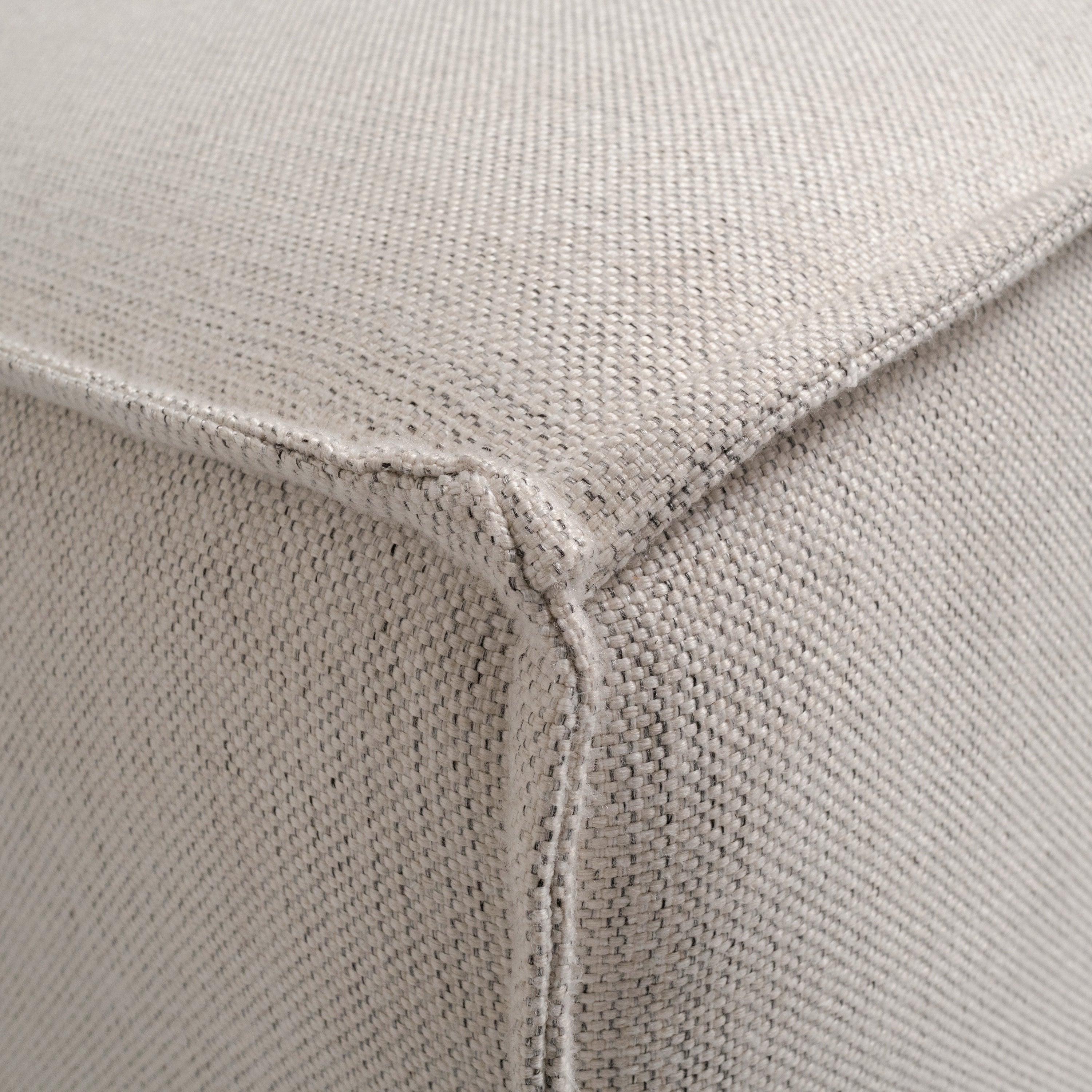 Bridgetown Luxury Modular Sectional Sofa Ottoman Seat, Cream