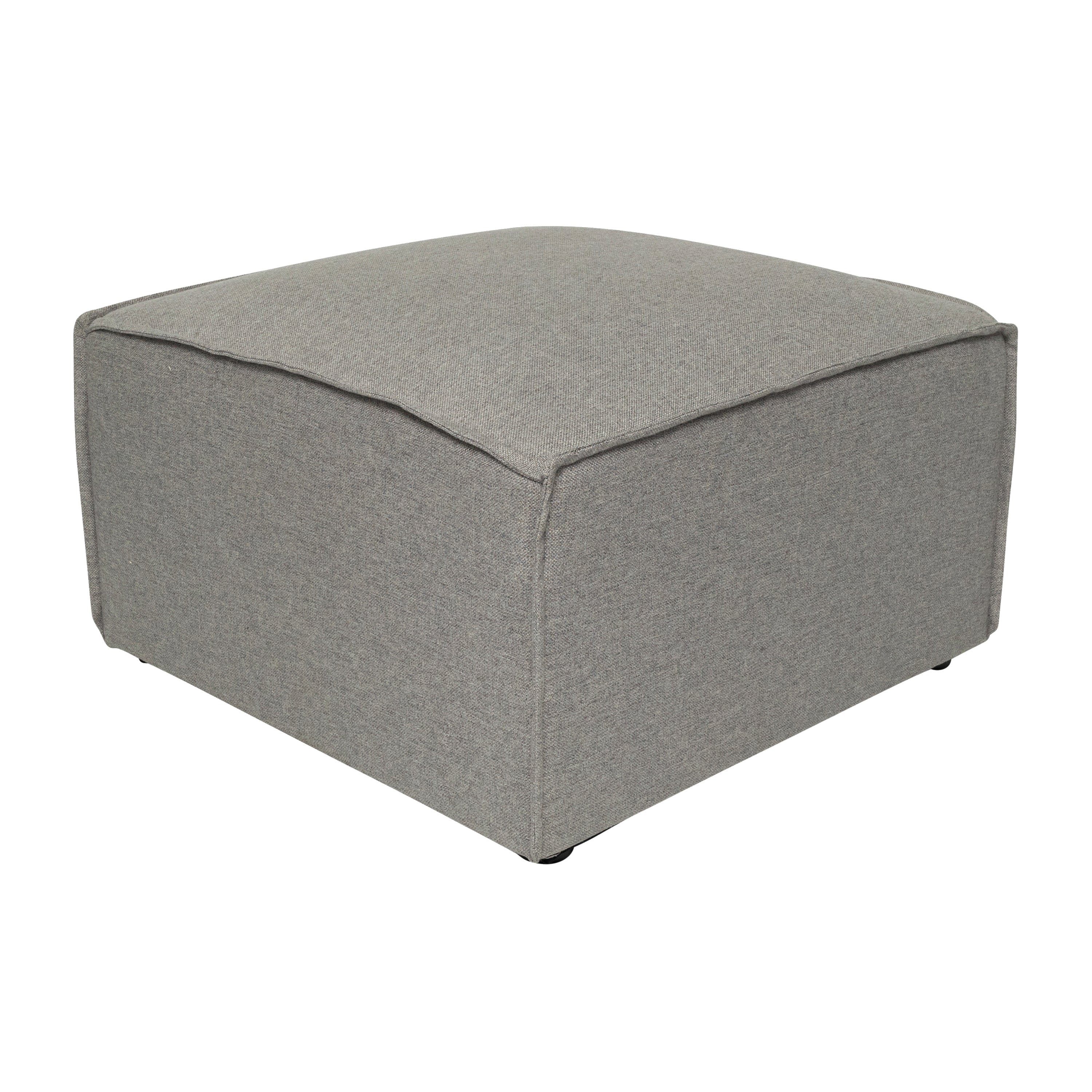 Bridgetown Luxury Modular Sectional Sofa Ottoman Seat, Gray