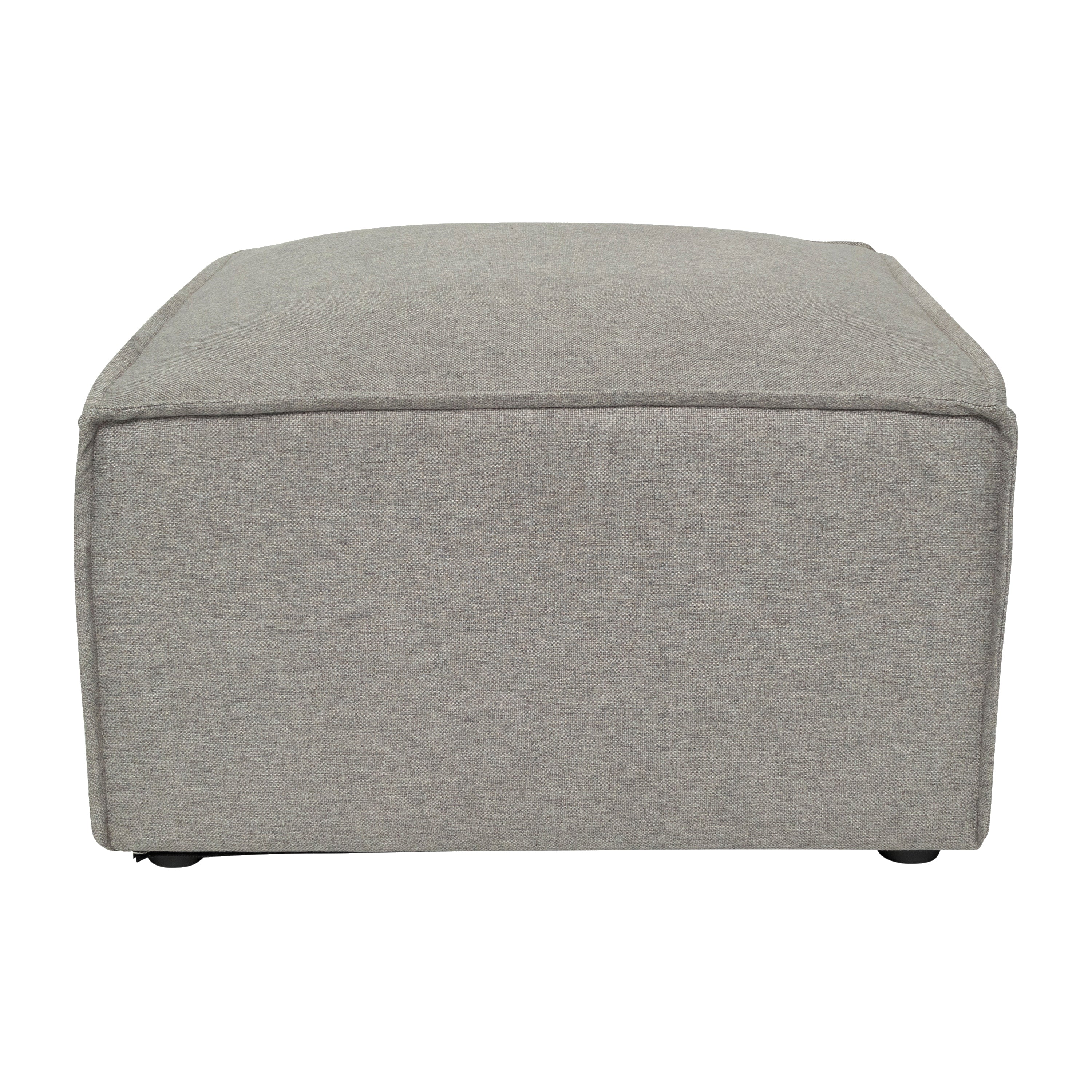 Bridgetown Luxury Modular Sectional Sofa Ottoman Seat, Gray