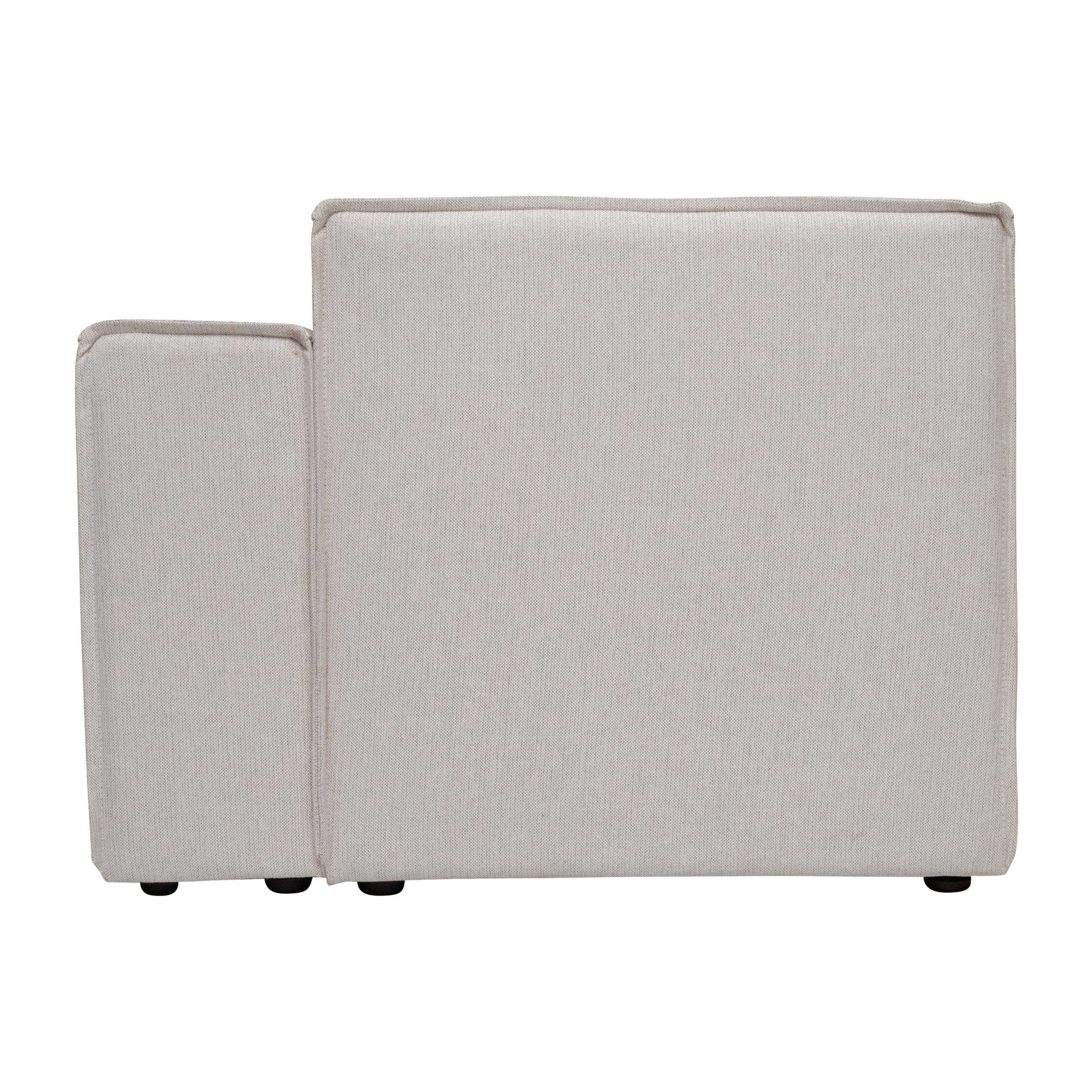 Bridgetown Luxury Modular Sectional Sofa Right Side with Arm Rest, Cream