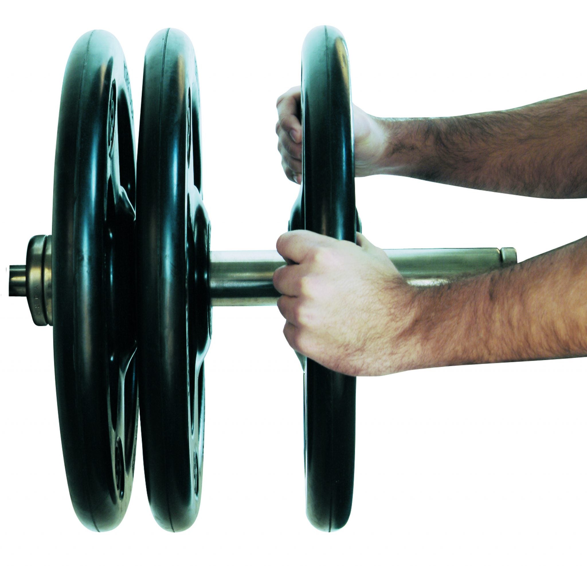"ISO-GRIP" 2.5 LB Steel Composite Olympic Grip Plate - Black