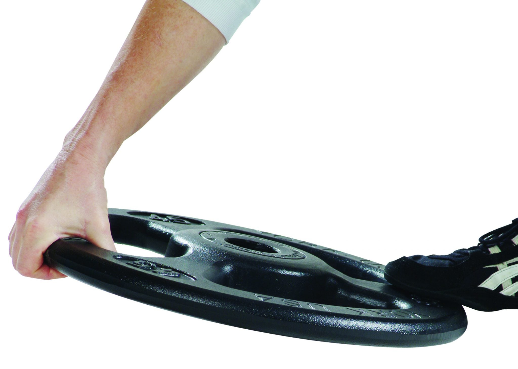 "ISO-GRIP" 10 LB Steel Composite Olympic Grip Plate - Black