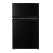 Impecca RC-2311 3.1 Cu. Ft. Compact Double Door Refrigerator, Black