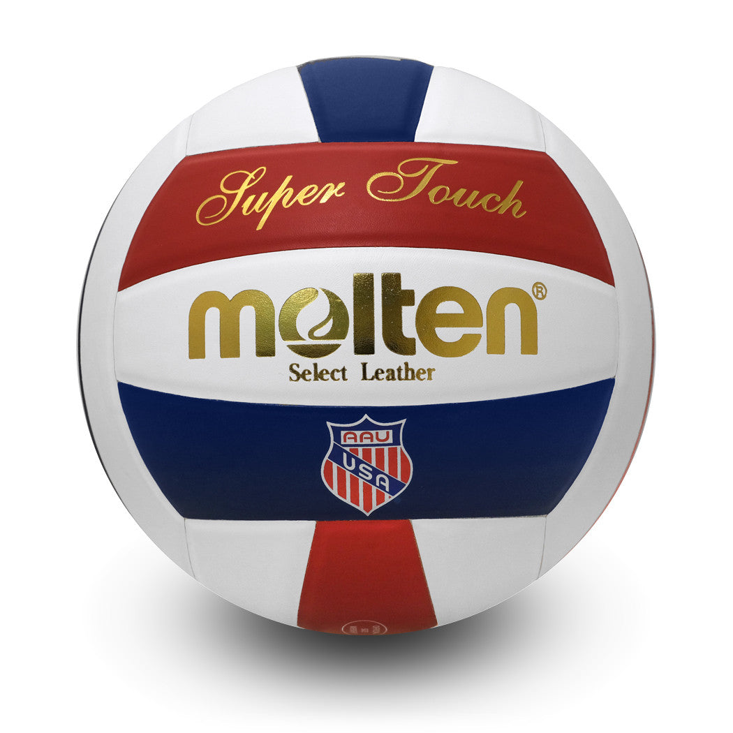 Elite Competition Super Touch Series Volleyball Red/White/Blue, AAU Approved