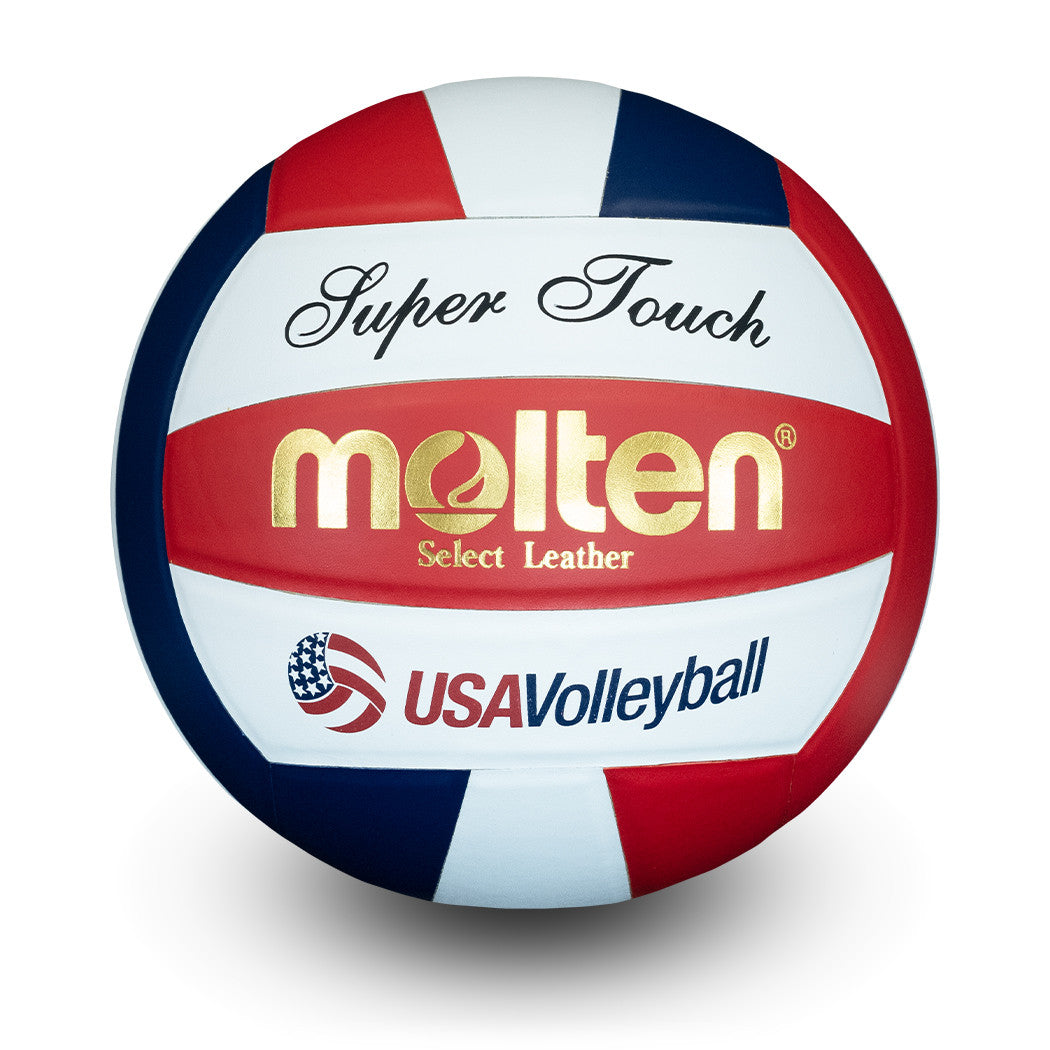 Elite Competition Super Touch Series Volleyball Red/White/Blue, USAV Approved