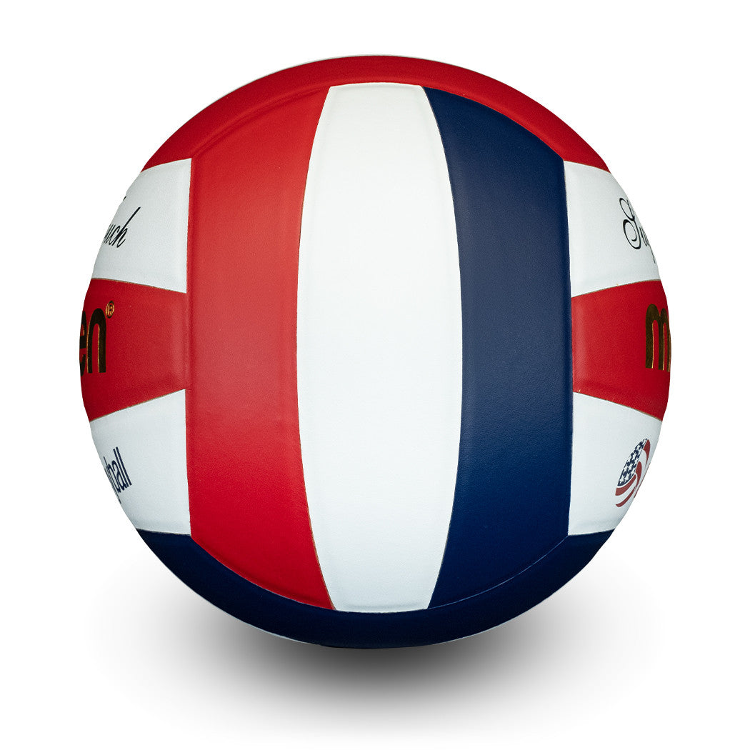 Elite Competition Super Touch Series Volleyball Red/White/Blue, USAV Approved