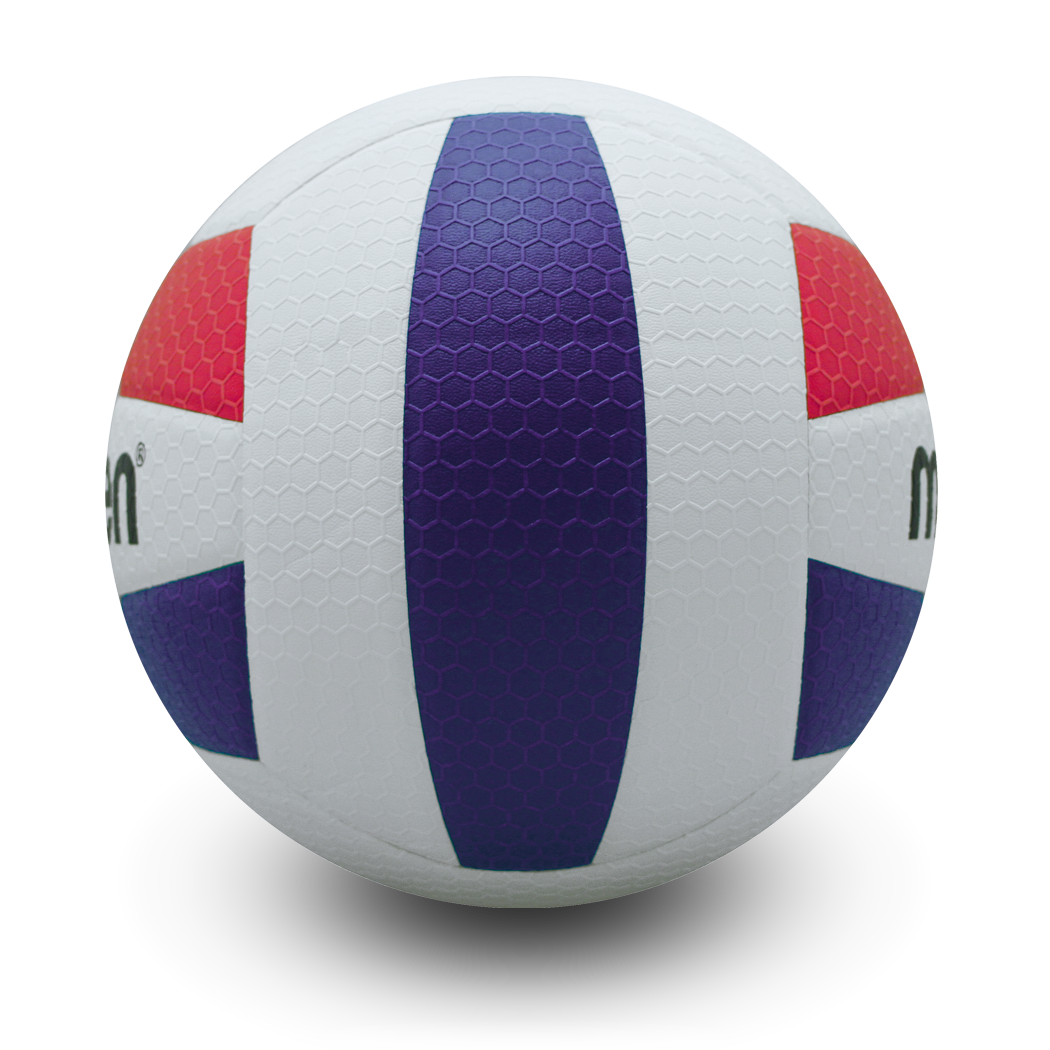 Elite Competition Volleyball Patented FLISTATEC® Indoor volleyball, Premium Micro-Fiber Composite Cover, Cotton Wrapped Construction. Red/White/Blue