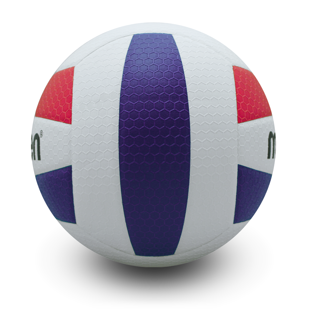 Elite Competition Volleyball Patented FLISTATEC® Indoor Volleyball, Red/White/Blue. NFHS Approved