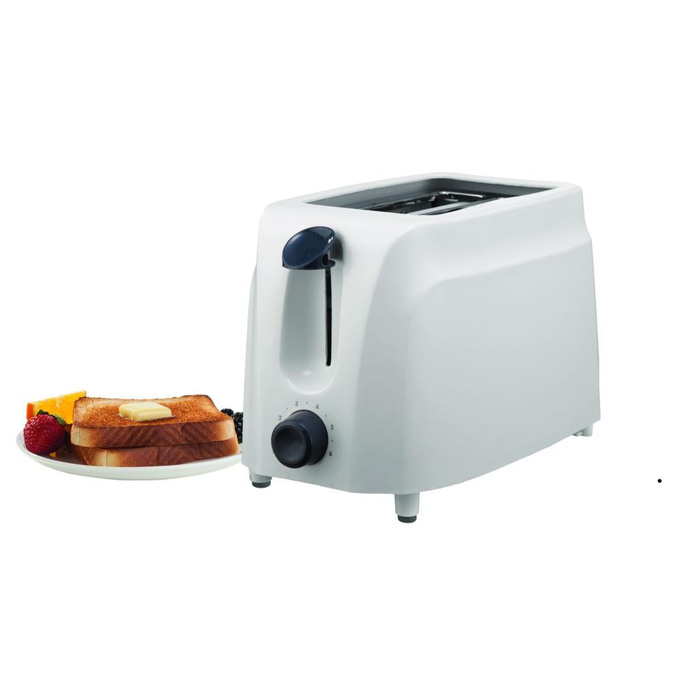 Brentwood TS-260W Cool Touch 2-Slice Toaster, White