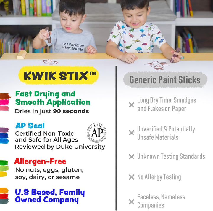 Kwik Stix Easter / Spring Limited Edition, 6 Pastel Colors