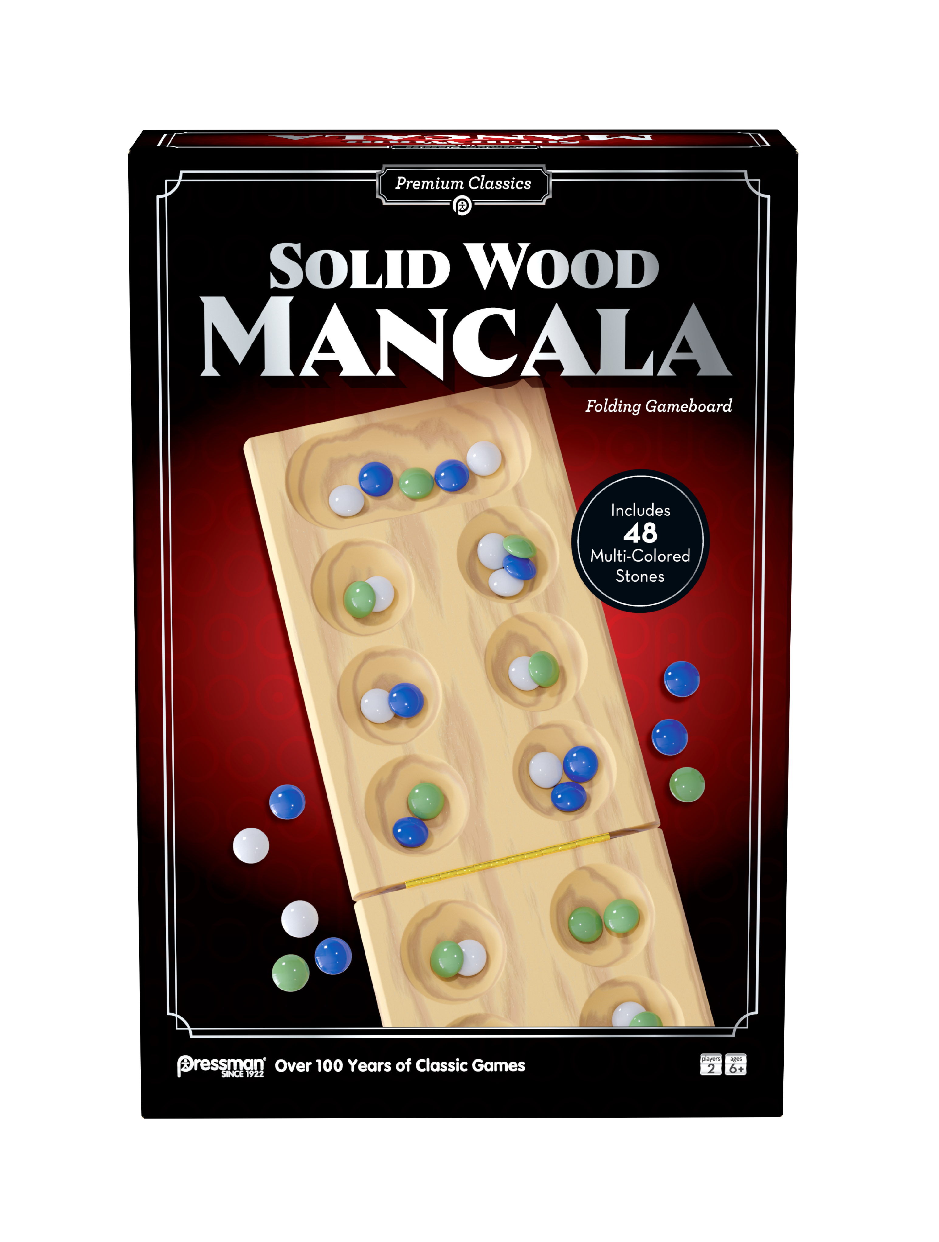 Pressman Premium Classics: Classics Solid Wood Folding Mancala