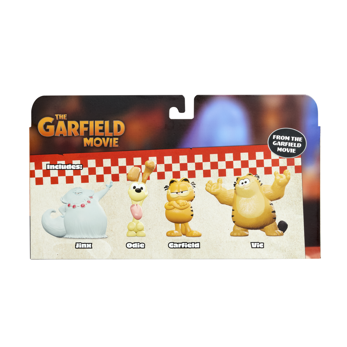 Animagic-Garfield 4 PC Figure Set (Garfield, Odie, Vic & Jinx)