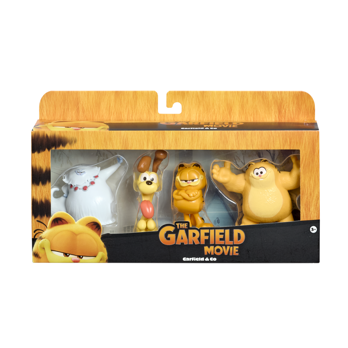 Animagic-Garfield 4 PC Figure Set (Garfield, Odie, Vic & Jinx)