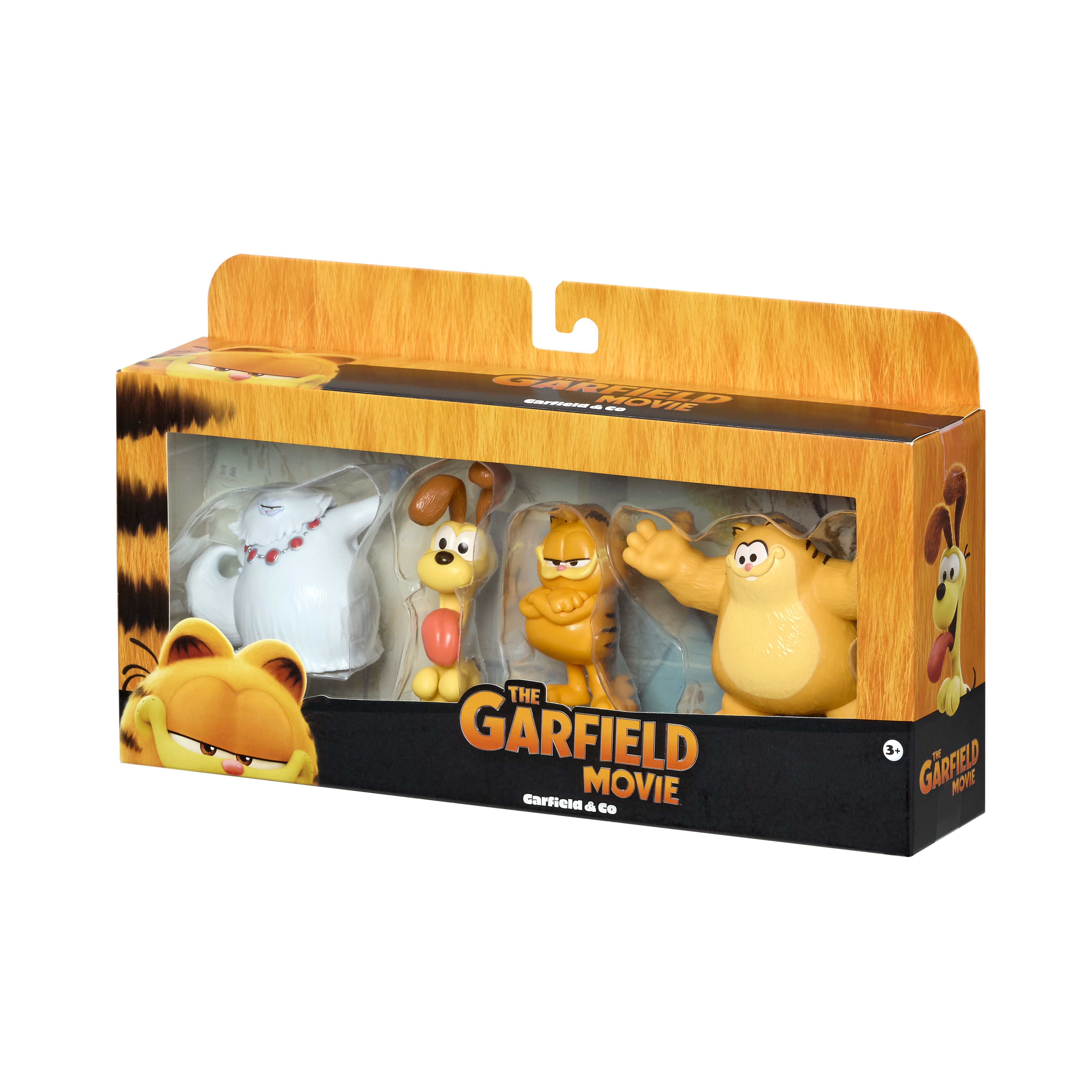 Animagic-Garfield 4 PC Figure Set (Garfield, Odie, Vic & Jinx)