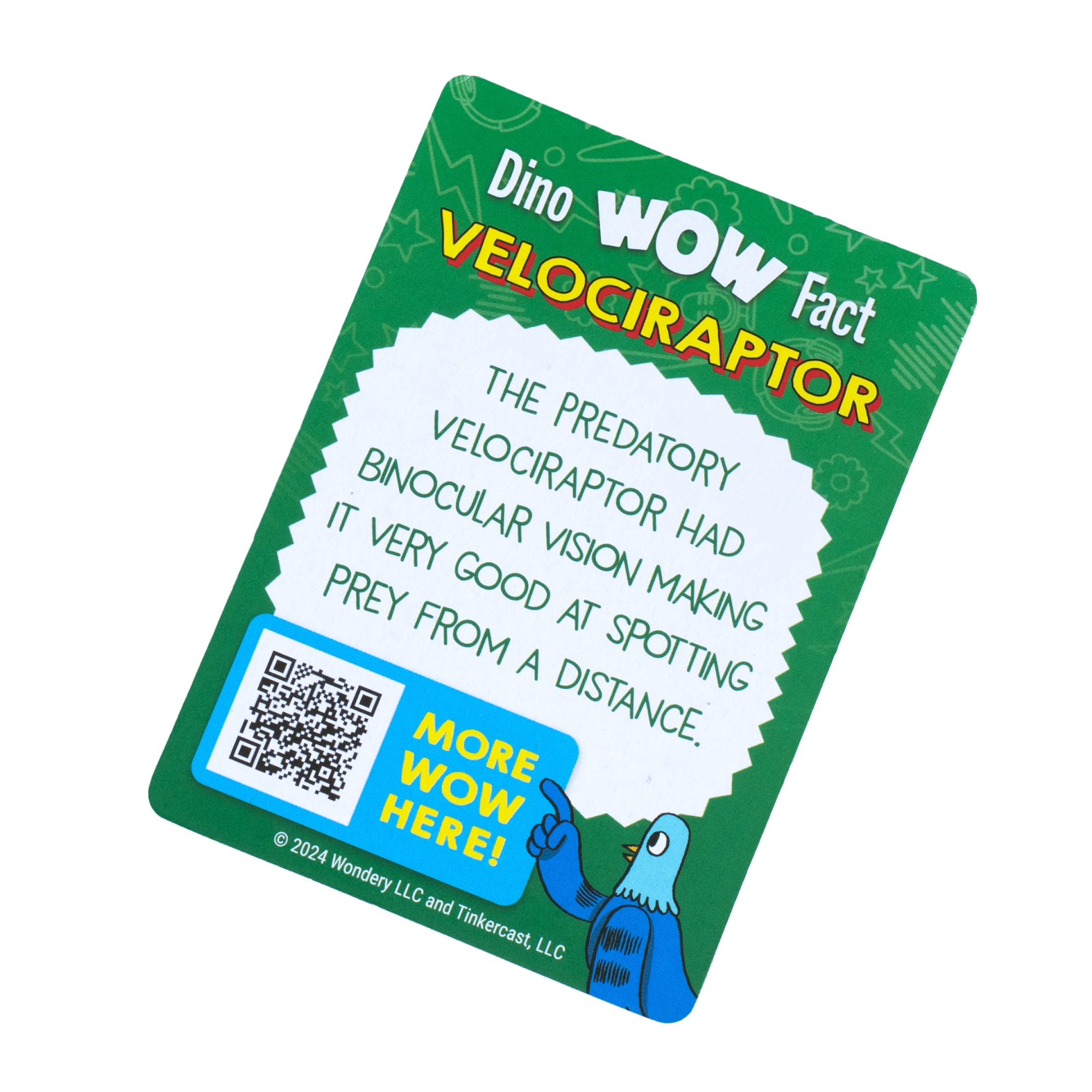 WOW in the World Soft Jumbo Velociraptor