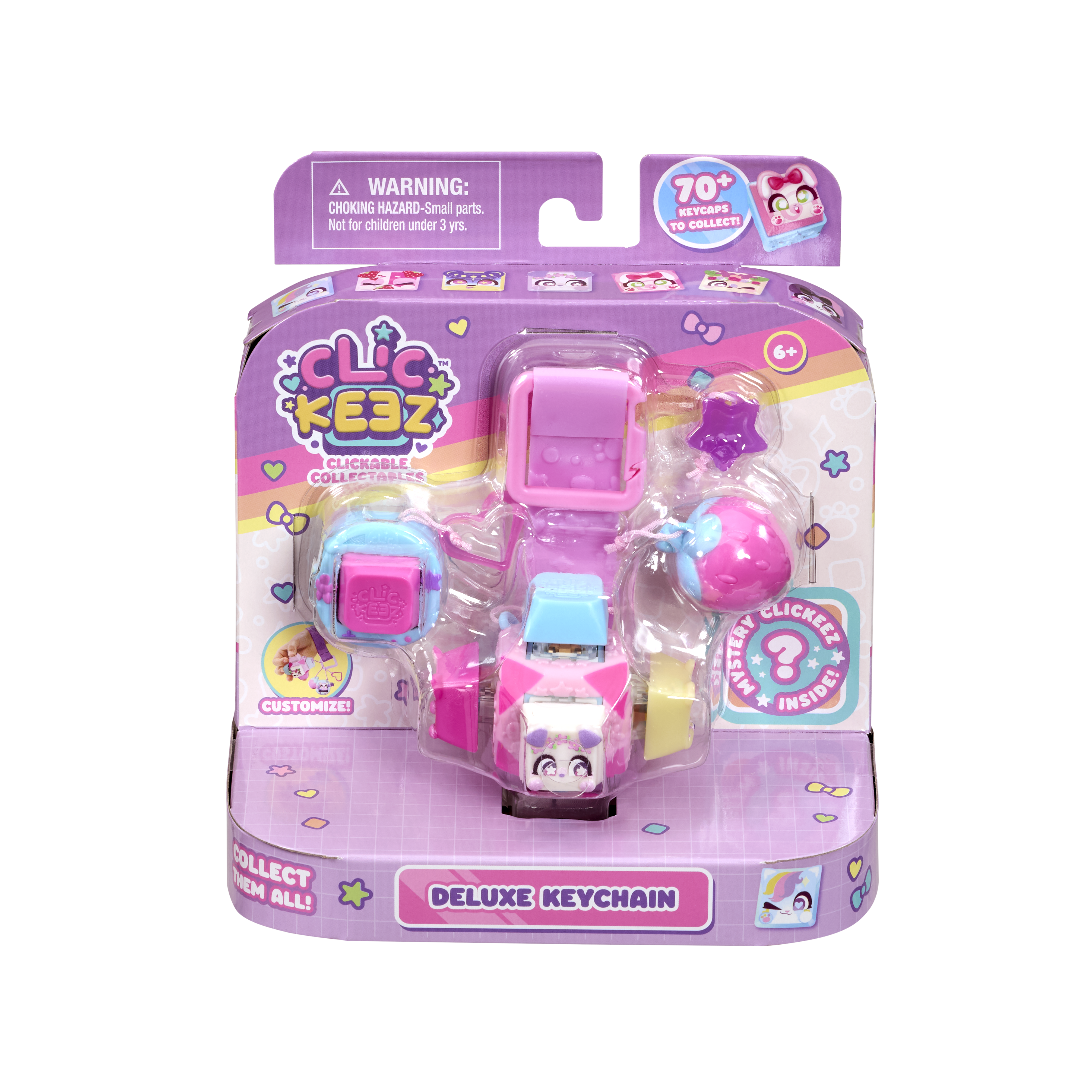 Clickeez- Deluxe Keychain Fidget Cube