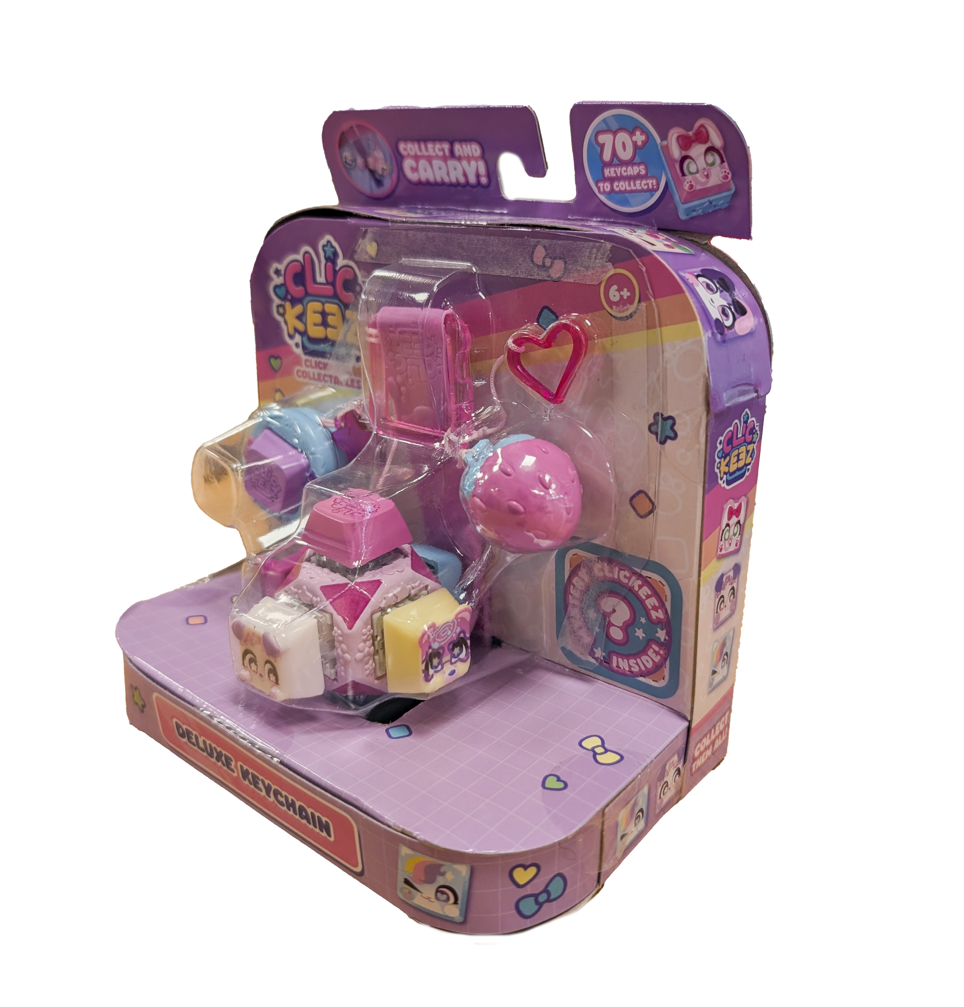 Clickeez- Deluxe Keychain Fidget Cube