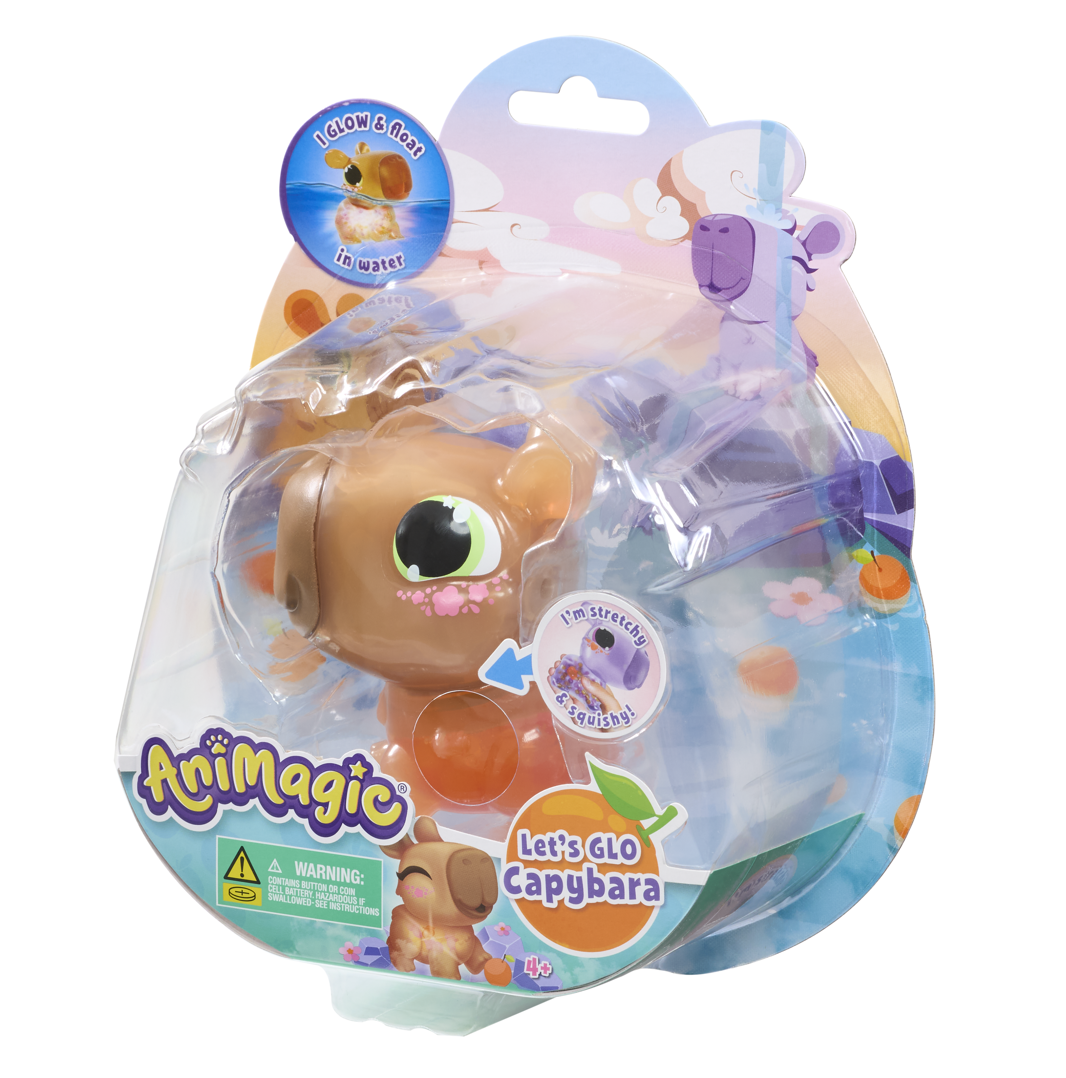 Animagic-Let's Glo Capybara Brown