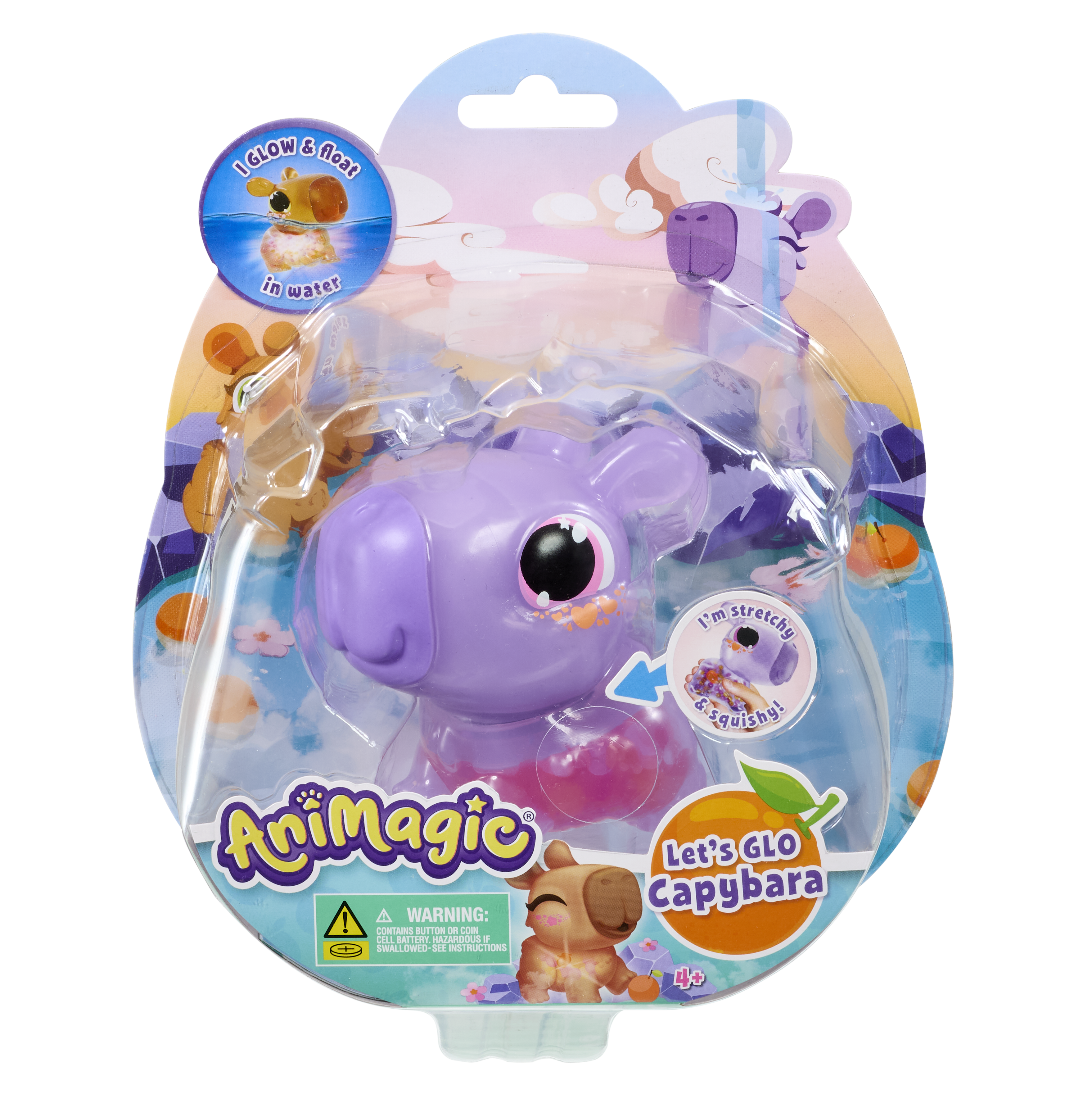 Animagic-Let's Glo Capybara Purple