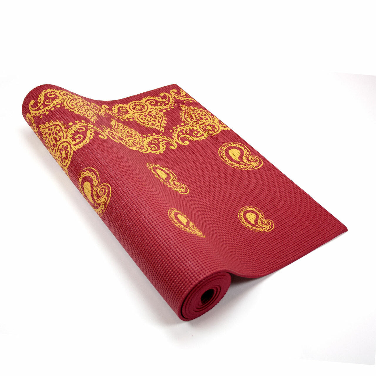 YOGA & PILATES MAT Butterfly - Cream - 1/4"H x 24"W x 68"L