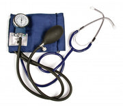 Self-Taking Blood Pressure Kit With Attached Stethoscope, Blue