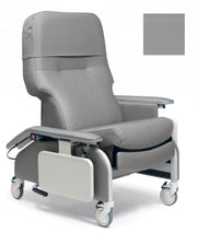 Lumex Deluxe Clinical Care Recliner with Drop Arms, Dove Upholstery