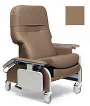 Lumex Deluxe Clinical Care Recliner with Drop Arms, Taupe Upholstery
