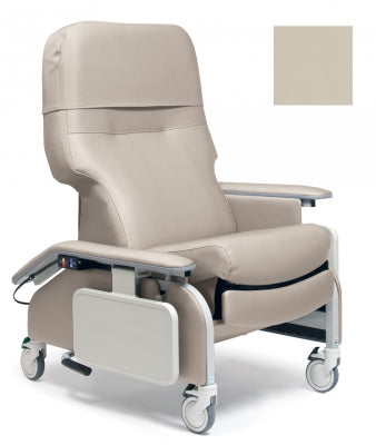 Lumex Deluxe Clinical Care Recliner with Drop Arms, Oatmeal Upholstery