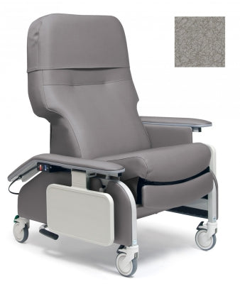 Lumex Deluxe Clinical Care Recliner with Drop Arms, Cobblestone Upholstery