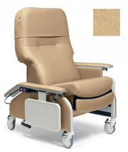 Lumex Deluxe Clinical Care Recliner with Drop Arms, Gypsum Upholstery