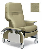 Lumex Deluxe Clinical Care Recliner with Drop Arms, Cypress Upholstery