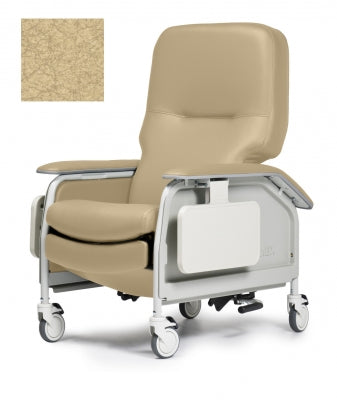 Lumex Deluxe Clinical Care Recliner, Gypsum Upholstery